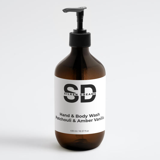 Hand & Body Wash, Patchouli & Amber Vanilla
