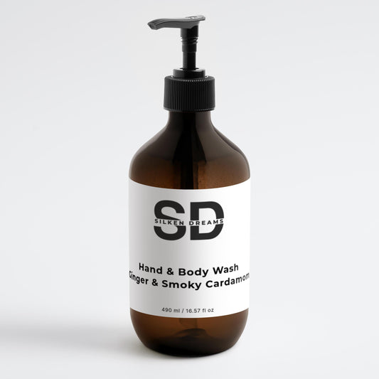 Hand & Body Wash, Ginger & Smoky Cardamom